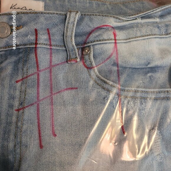 Kancan Jeans Size 31 High Rise Flare Stretch Light Wash Denim Western Rodeo - Picture 12 of 12